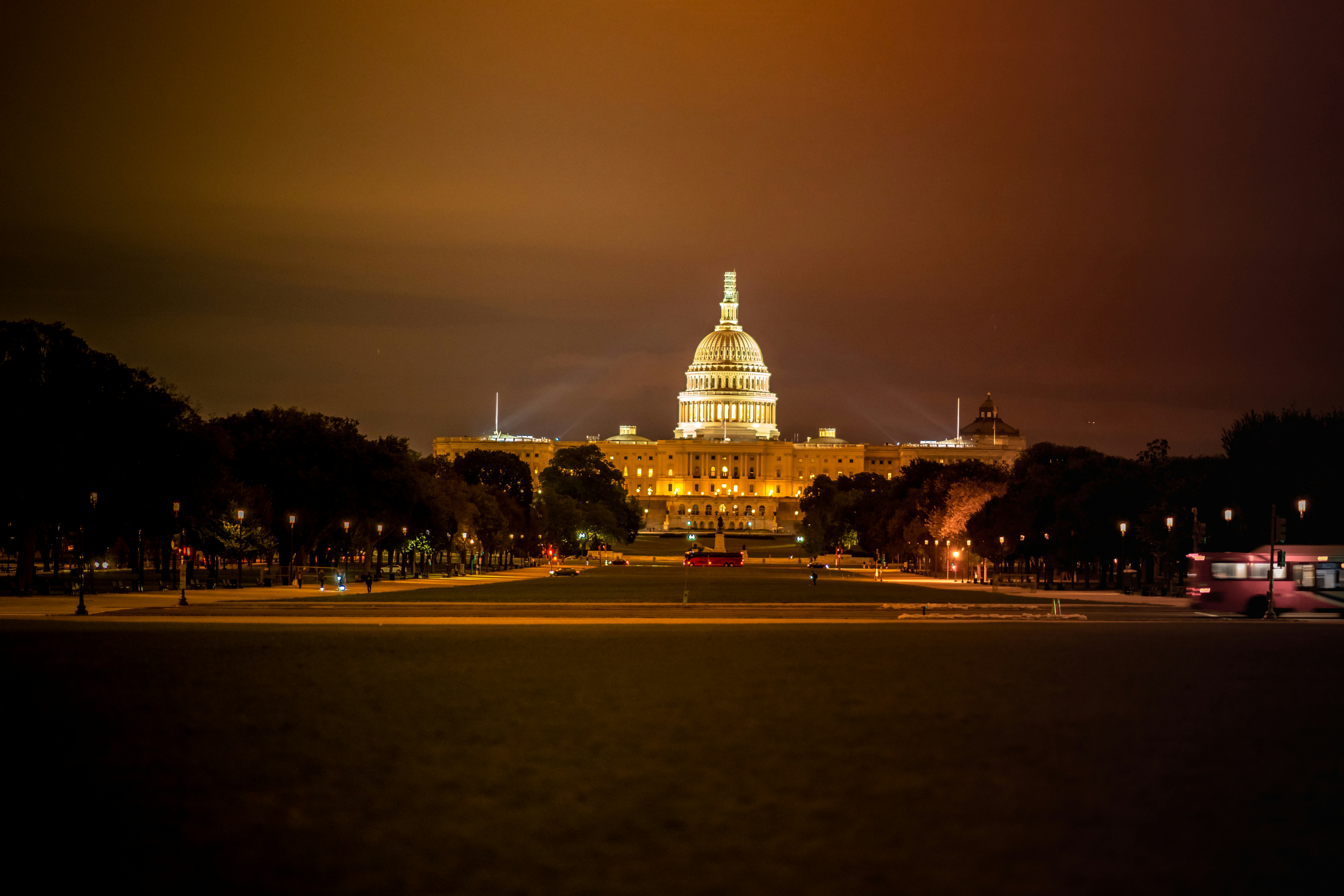 Washington D.C. Capitol at Night